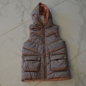🎁 Kids Size 9 Reversible Vest Hoodie *NEW W/TAGS